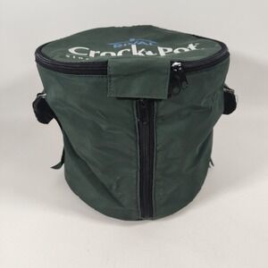 Rival Crock Pot Cover Round Green Stoneware Slow Cooker‎ Insulated